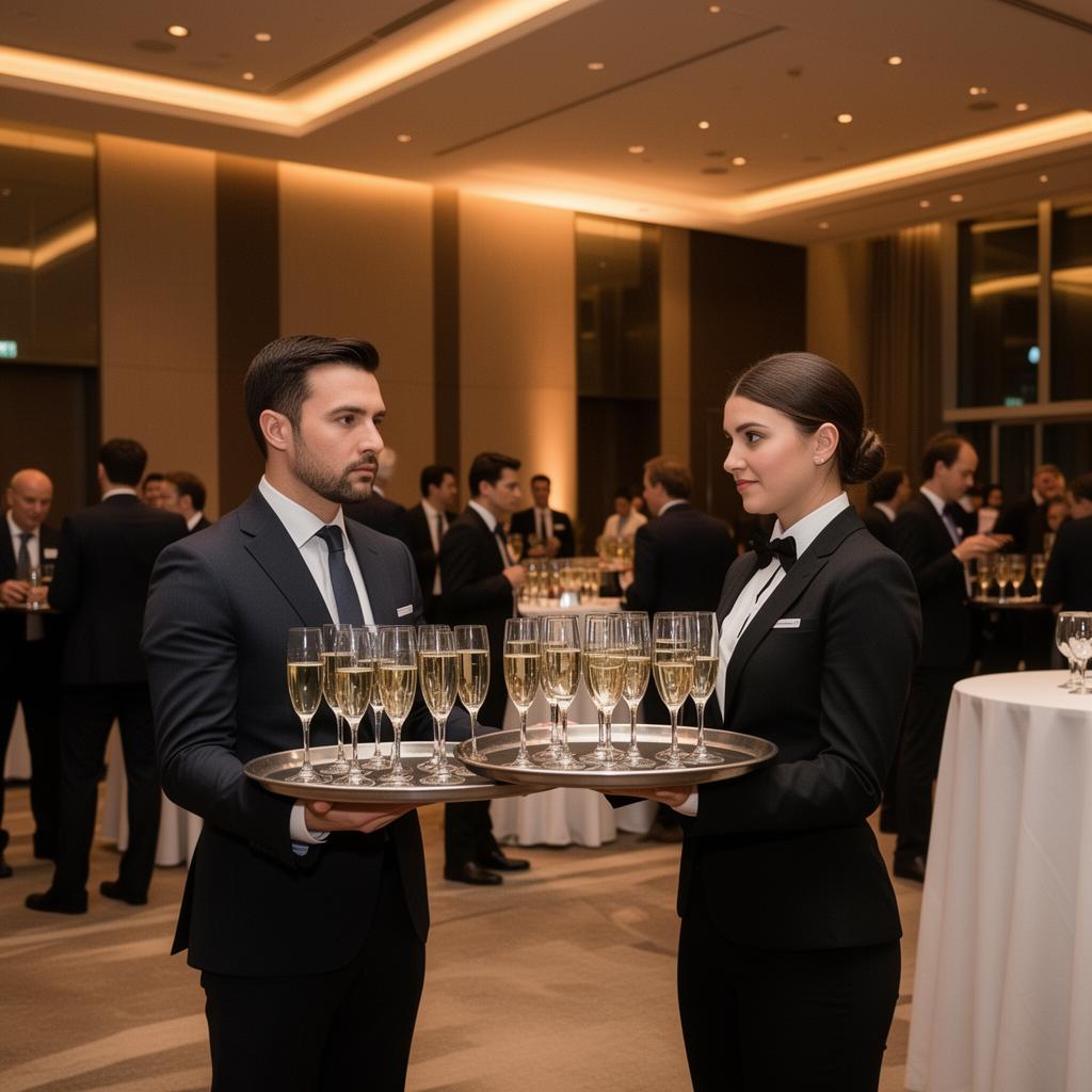 Professioneller Firmenempfang